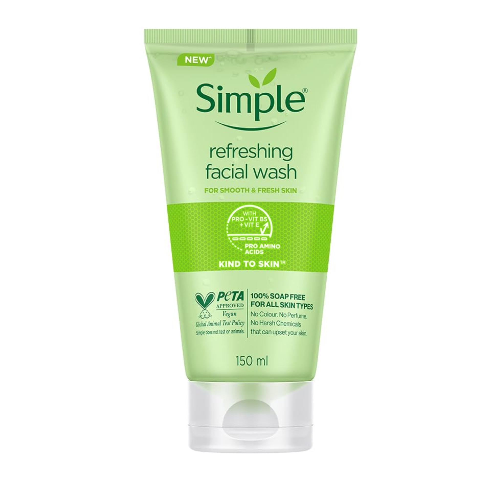 Simple Kind To Skin Refreshing Facial Wash 150 ml